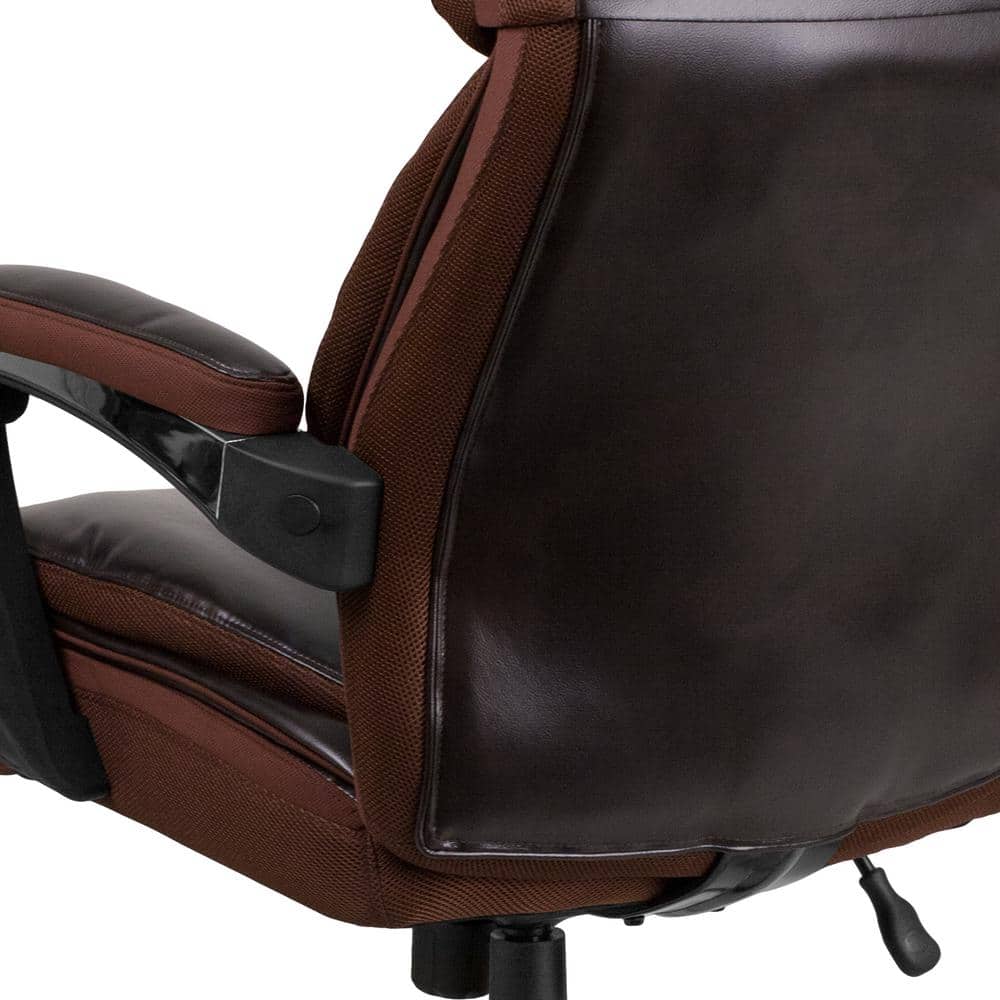 Esmeralda High-Back Brown LeatherSoft Executive Swivel Chair