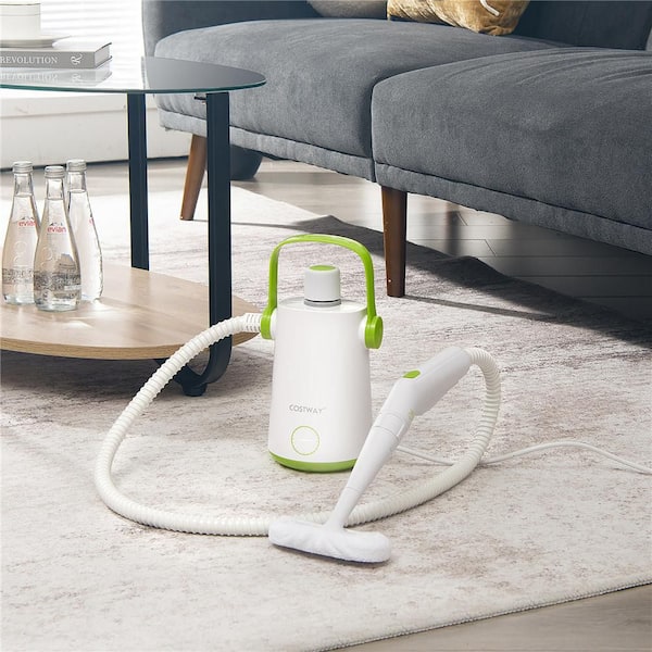 1000W Multifunction Corded Portable Hand-held Steam Cleaner in Green