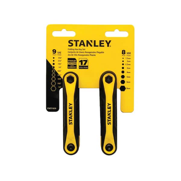 Stanley® Long Arm SAE and Metric Black Hex Key Set, 22 pc - Fred Meyer
