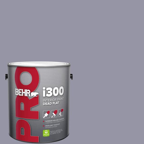 1 gal. #640F-5 Ash Violet Dead Flat Interior Paint