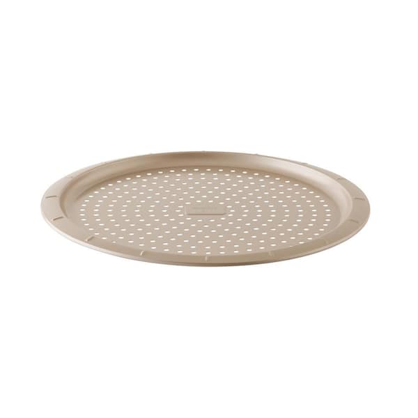 Balance 12.5 in. Nonstick Carbon Steel Perforated Pizza Pan