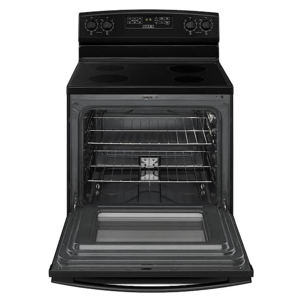 4.8 cu. ft. 4 Burner Element Electric Range in Black