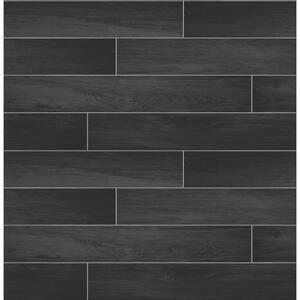Wood Look - Black - Wallpaper - Home Decor - The Home Depot Wood Look - Black - Wallpaper - Home Decor - The Home Depot