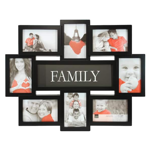 Family picture frame collage Multi photo frame Family sign 4x6