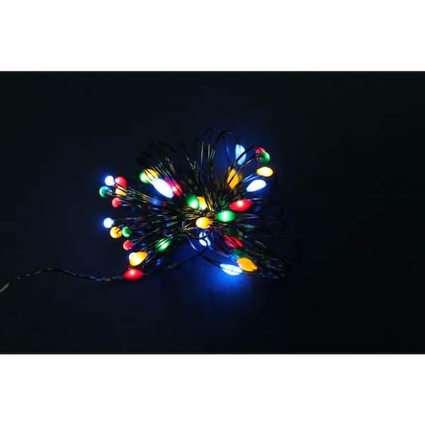 Home Accents Holiday 9 ft. 36 LEDs LED Ultra Slim Wire Multi Color String Light