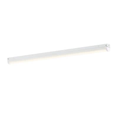 48 in. 5272 Lumen Integrated LED 0-10V Dimming White Strip Light 4000K