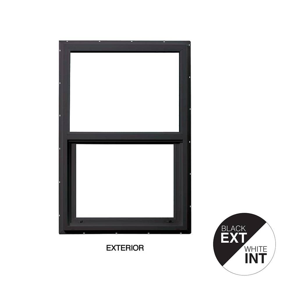 Ply Gem 23.5 in. x 35.5 in. Select Series Vinyl Single Hung Black