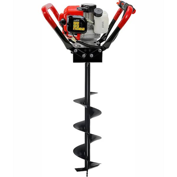 XtremepowerUS 55CC 1-Man Post Hole Digger with 8 in. Bit