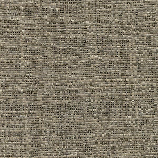 Kenneth James Mindoro Espresso Grasscloth Peelable Roll (Covers 72 sq. ft.)