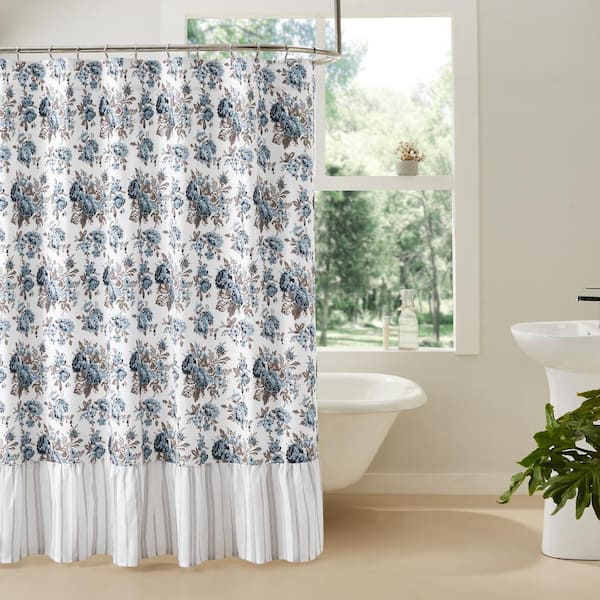 Extra Long Shower Curtains Shabby Chic Ruffled White Shower Curtain Cotton Shower  Curtains Farmhouse Bathroom 