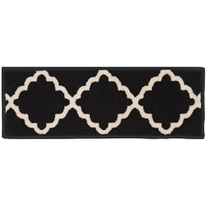 Stratford Lucette Ebony/Birch 9 in. x 26 in. Stair Tread Cover