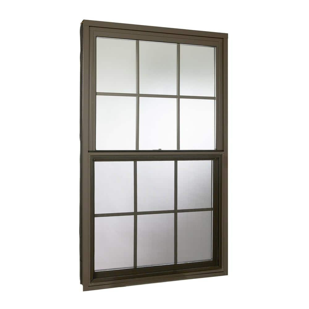 TAFCO WINDOWS 36 in. x 60 in. Double Hung Aluminum Window with LowE