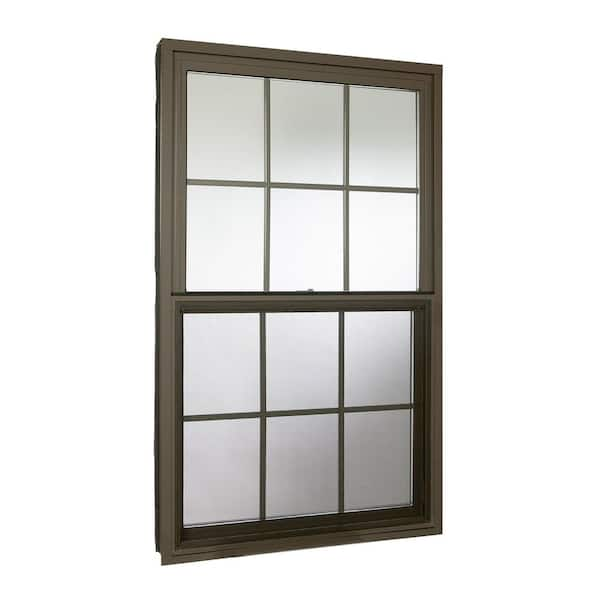 Tafco Windows 36 In. X 60 In. Double Hung Aluminum Window With Low-e 