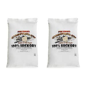 40 lbs. Bags Premium Hickory Grill Smoker Wood Pellets, (2-Pack)