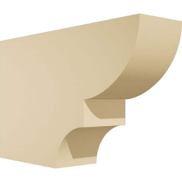 Ekena Millwork Standard Ridgewood 4 in. W x 10 in. H x 16 in. D Signature Urethane Rafter Tail Outlooker