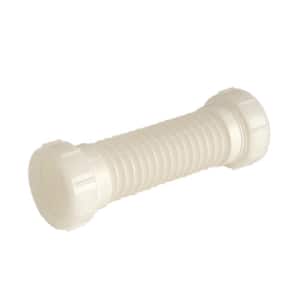 1-1/2 in. Plastic Flexible Slip-Joint Coupling in White