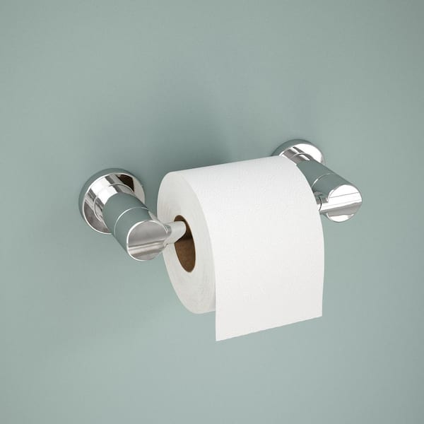 Nicoli Wall Mount Pivot Arm Toilet Paper Holder Bath Hardware Accessory in Polished Chrome