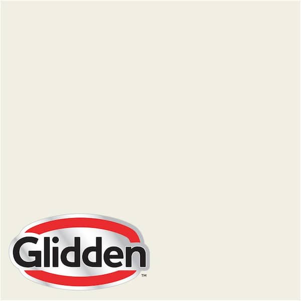 Glidden Premium 1 gal. #HDGY48U Angel's Halo White Satin Interior Paint with Primer