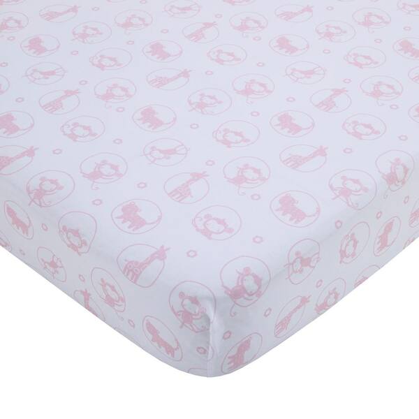 pink monkey crib bedding sets