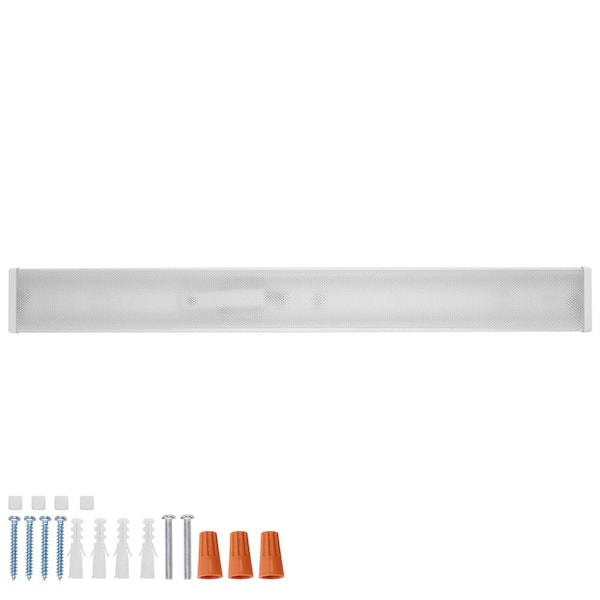 4 ft. LED Wraparound Light 40-Watt 4500 Lumens LED Shop Light 6500K Daylight Ceiling Light Fixtures 47.2 in. Length, FCC
