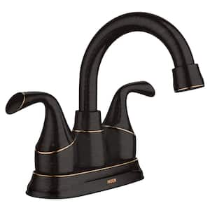 Idora 4 in. Centerset 2-Handle Bathroom Faucet in Mediterranean Bronze
