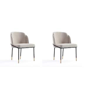 Flor Wheat Twill Dining Chair (Set of 2)