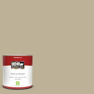 1 qt. #770D-4 Clay Pebble Flat Low Odor Interior Paint & Primer