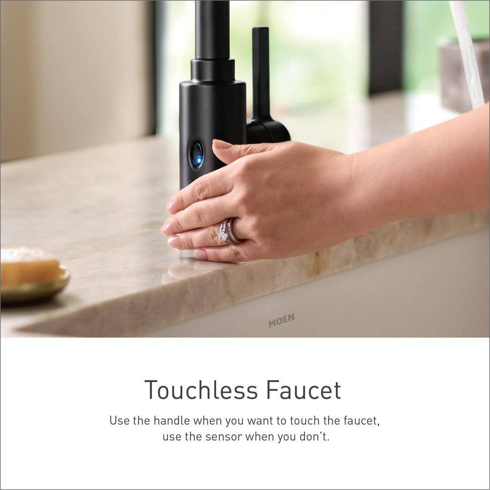 Stainless Steel Touchless Pull Down Kitchen Faucet with Spray