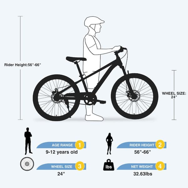 Mountain Bike What Size Bike For 12 Year Boy 24 Boys And Girls
