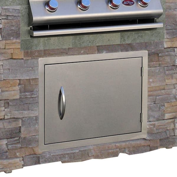 SPIRE 5-Burner Built-In Propane Gas Stone Island Grill in Terra Rosa  860-0032 - The Home Depot