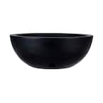 Amsterdan Large Black Resin Planter Bowl