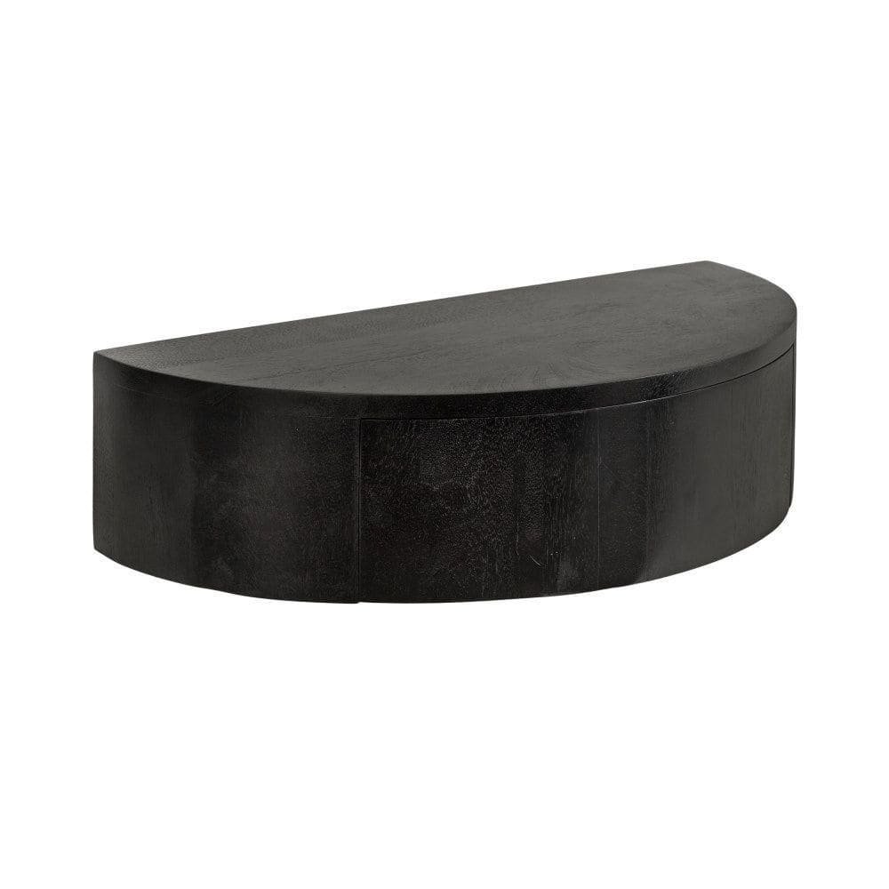 Reid 20 in. Black Rectangle Solid Wood End Table price history on PriceWatchPro