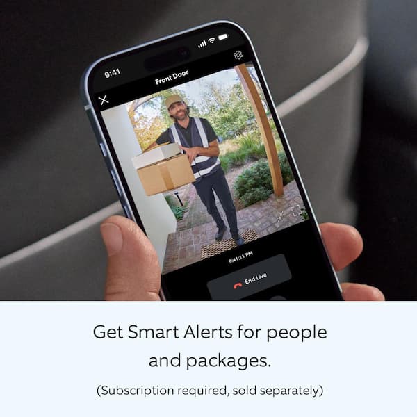 Ring - Ring Starter Set with Battery Doorbell and Indoor Cam
