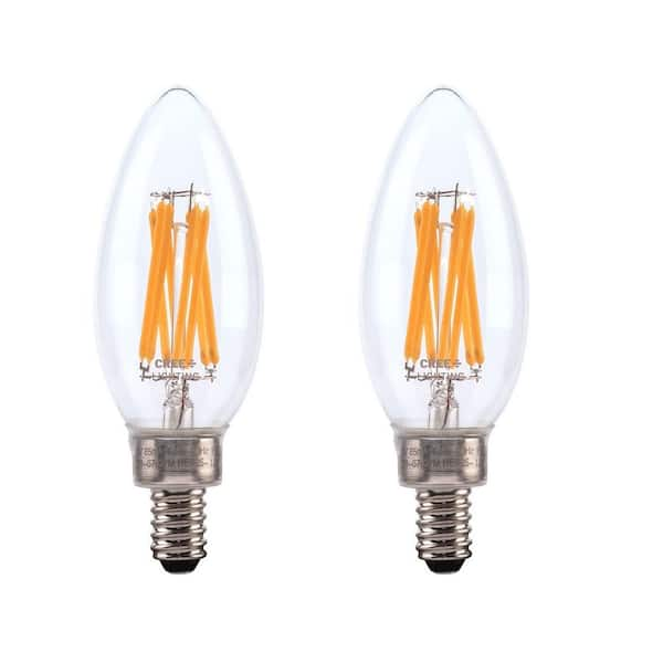 Cree 75-Watt Equivalent B11 Candelabra High Brightness Exceptional ...