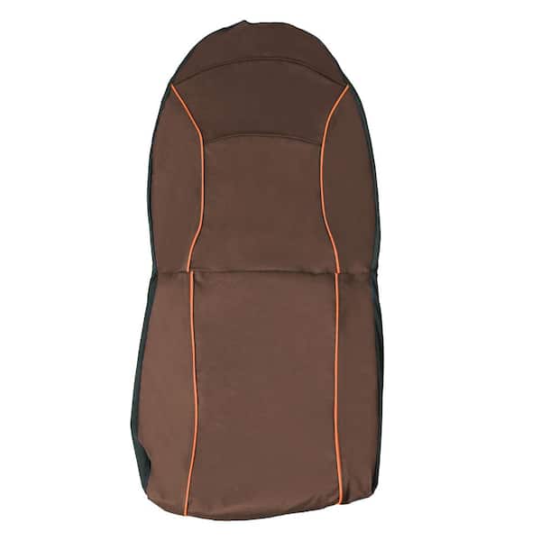 PET LIFE Brown Open Road Mess-Free Single Seated Safety Car Seat Cover