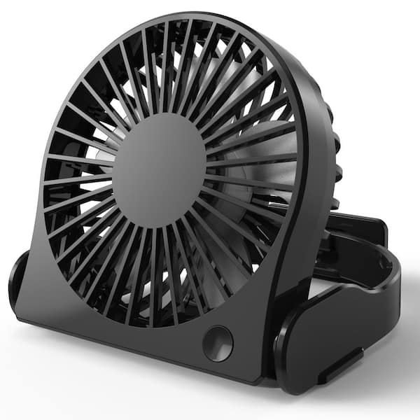 panergy Mini Personal Fan, USB Powered 3 Strong Speeds 360° Collapsible, Portable Folding Fan for Desktop Workout
