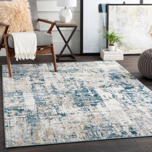 Fortunata Blue 2 ft. x 3 ft. Indoor Area Rug