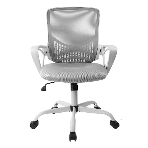 Smugdesk Gray Office Chair Ergonomic, What Height Should A Desk Chair Be