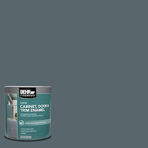 BEHR PREMIUM PLUS 1 gal. #N480-7 Midnight Blue Flat Low Odor Interior Paint  & Primer 130001 - The Home Depot