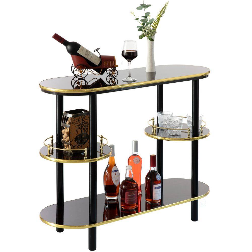 Portable Mini Bar on Wheels - Great for Mobile Bartenders - Light