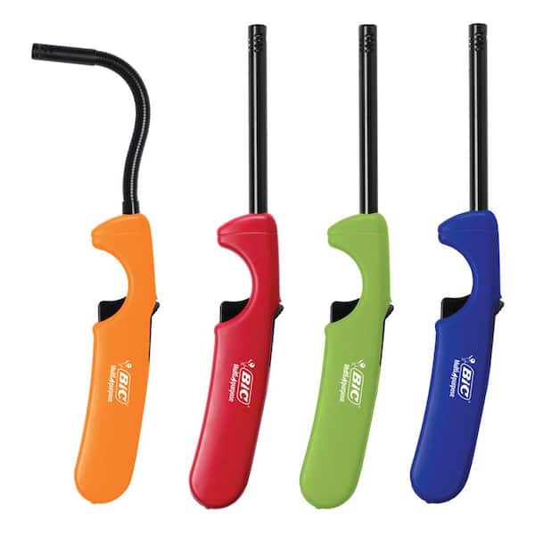 Multi-Purpose Lighter (4-Pack, 3 Classic and 1 Flex Wand) UXMFP4DC-AST - The Home Depot