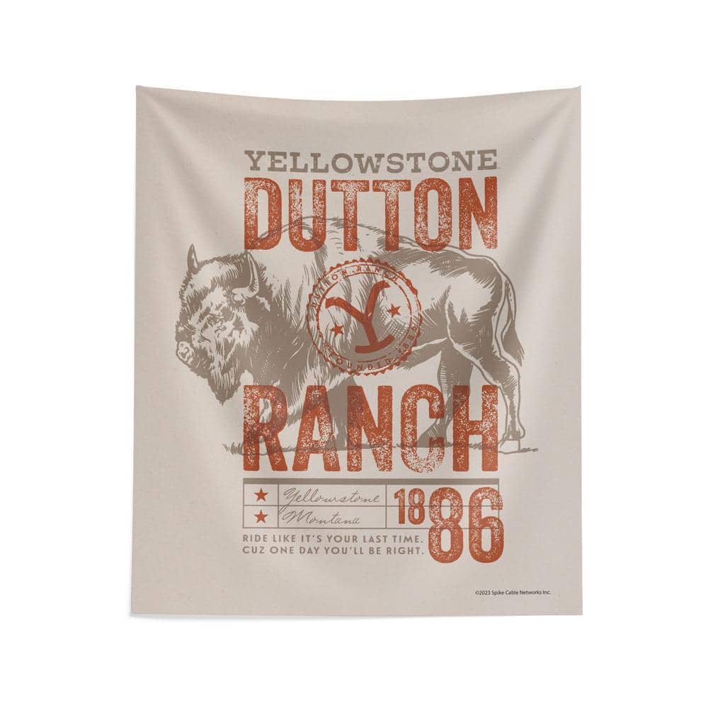 Yellowstone TV Show Dutton Ranch Decorazione da parete in legno – Yellowstone Dutton Ranch cartello per la decorazione della casa