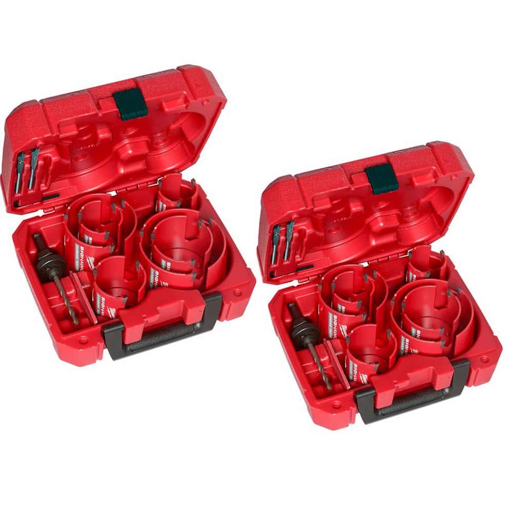 Milwaukee BIG HAWG Carbide Hole Saw Kit (22-Piece) 49-56-9290-49
