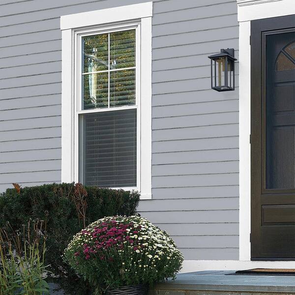 Glidden Essentials 1 gal. PPG0993-3 Gosling Gray Flat Exterior