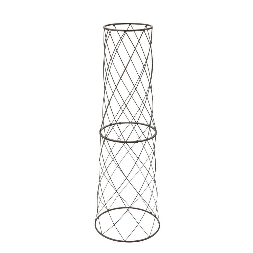 Evergreen 46 in. Large Metal Planter/Pot Trellis 47M3020 The Home Depot