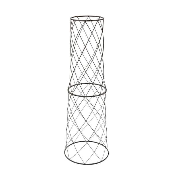 Evergreen 46 in. Large Metal Planter/Pot Trellis