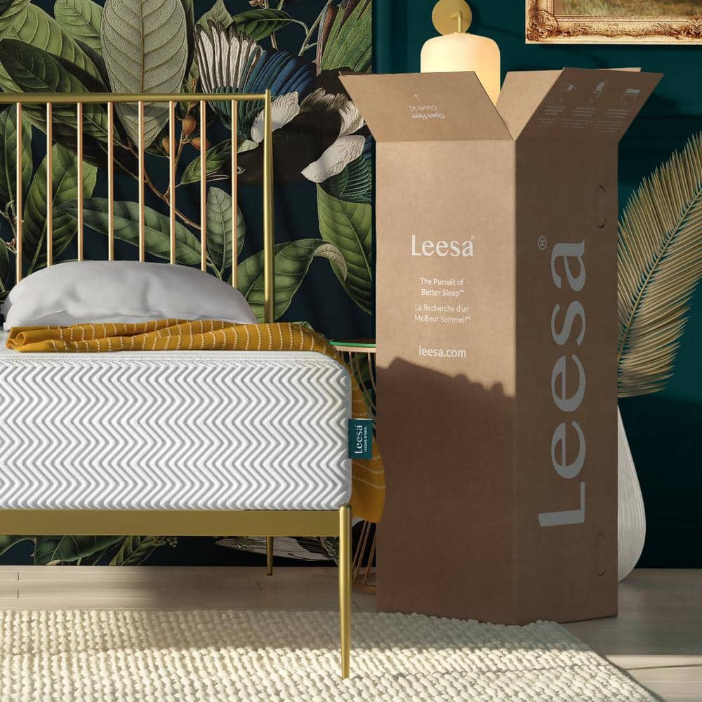EcoLux Twin XL Innerspring Mattress with Organic Cotton and Merino Wool