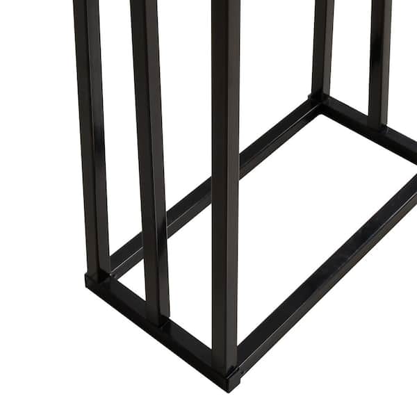 Unbranded - Black Metal Freestanding Rack 3-Tiers