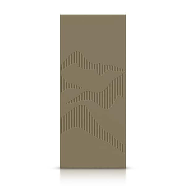 CALHOME 24 in. x 80 in. Hollow Core Olive Green Painted Composite MDF Interior Door Slab
