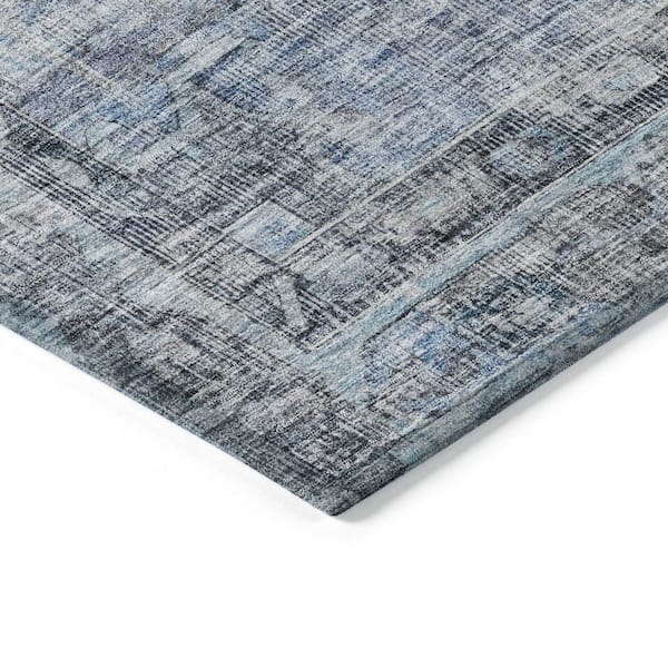 Chantille Machine Washable Indoor/Outdoor Abstract ACN1729 Blue 8 ft. x 10 ft. Area Rug